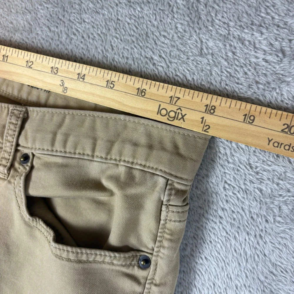 Banana Republic Jeans Mens 36x34 (Fits 36x32) Travel Jean Slim Fit Khaki Stretch